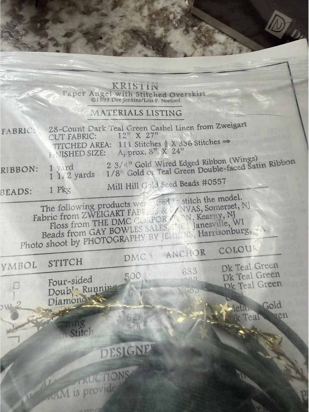 Vintage Cross Stitch  Needlepoint Kits New